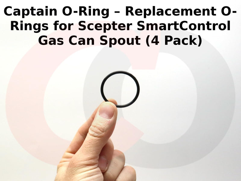 [Australia - AusPower] - Captain O-Ring – Replacement O-Rings for Scepter SmartControl Gas Can Spout (4 Pack) 