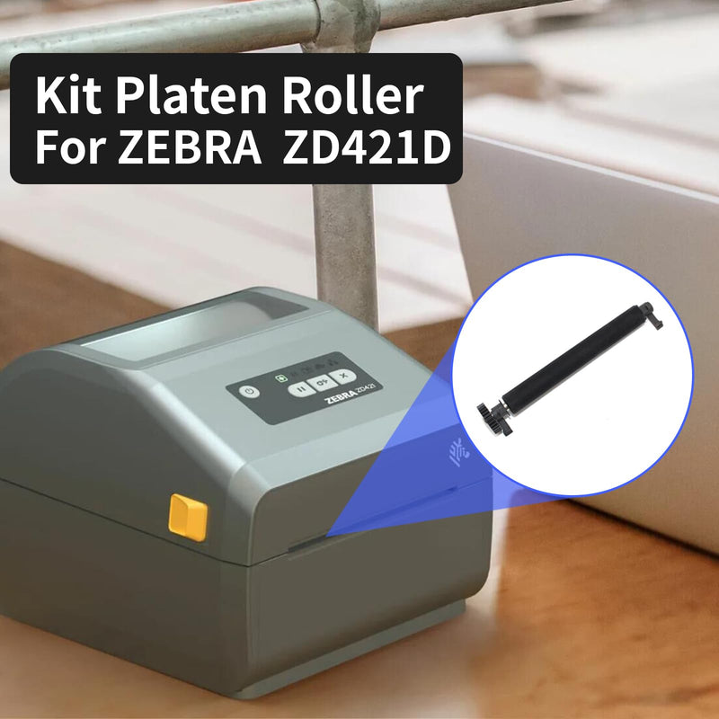 P1112640-061 Kit Platen Roller for Zebra ZD421D ZD621D ZD421 ZD621 D-Series Direct Thermal Desktop Printer Transfer Roller ZD421D/ZD621D