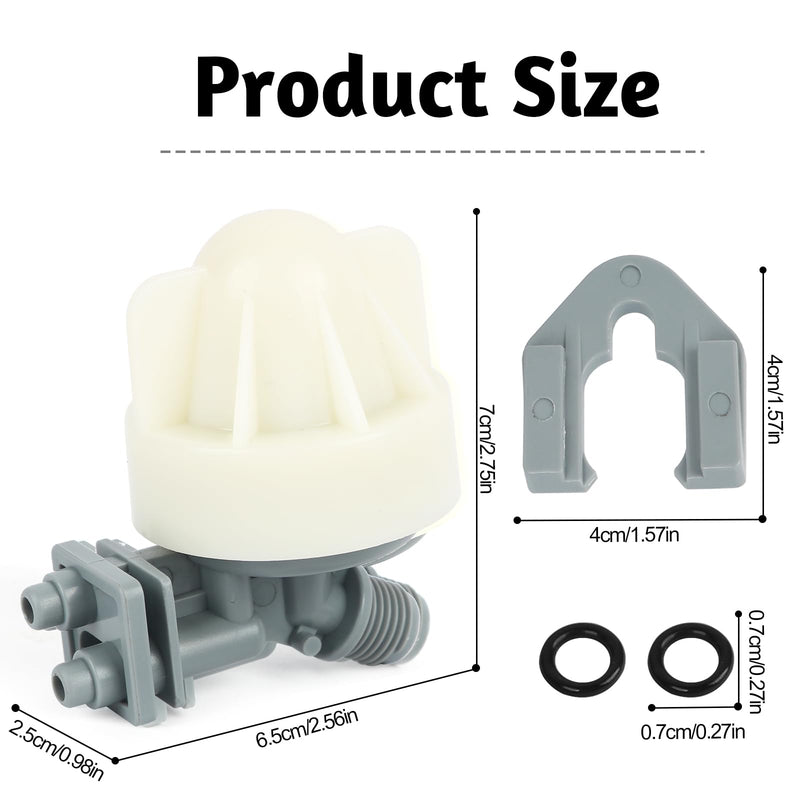 [Australia - AusPower] - New Water Softener Nozzle and Venturi Assembly 7253808 Replacement, Compatible with EcoWater, North Star, Sears, GE Replaces 7187065, 7165704, 7214969, 7253808, WS15X10027, 7238450 