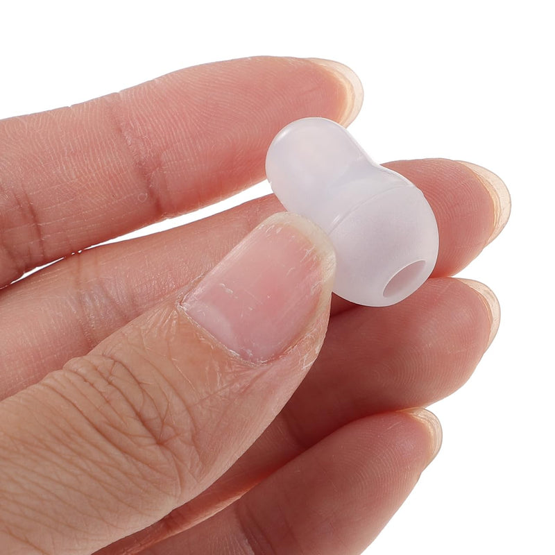 [Australia - AusPower] - GLEAVI 8pcs Stethoscope Earplugs Replacement White ： Stethoscope Ear Tips Replacement Stethoscope Ear Pieces Earbuds for Stethoscope Parts Accessories White 