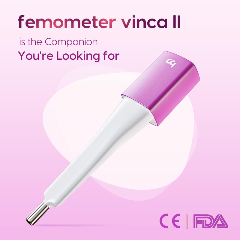 [Australia - AusPower] - Femometer Smart Basal Thermometer BBT Thermometers Ovulation, Fertility Monitoring Tracking, Smart High-Precision Thermometer for Ovulation Tracking and Prediction Sync with Femometer APP, Purple 