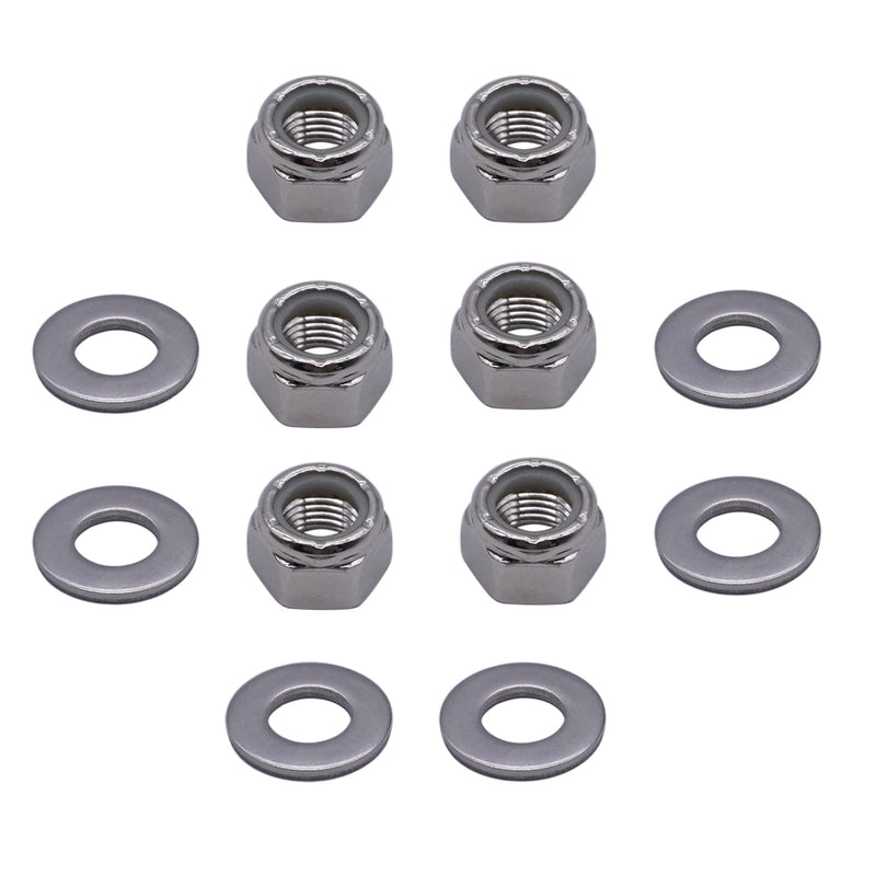 [Australia - AusPower] - 6 Packs Install Hardware Nut & Washer Kit 11-859116Q01 859116Q01 for Mercury Marine 