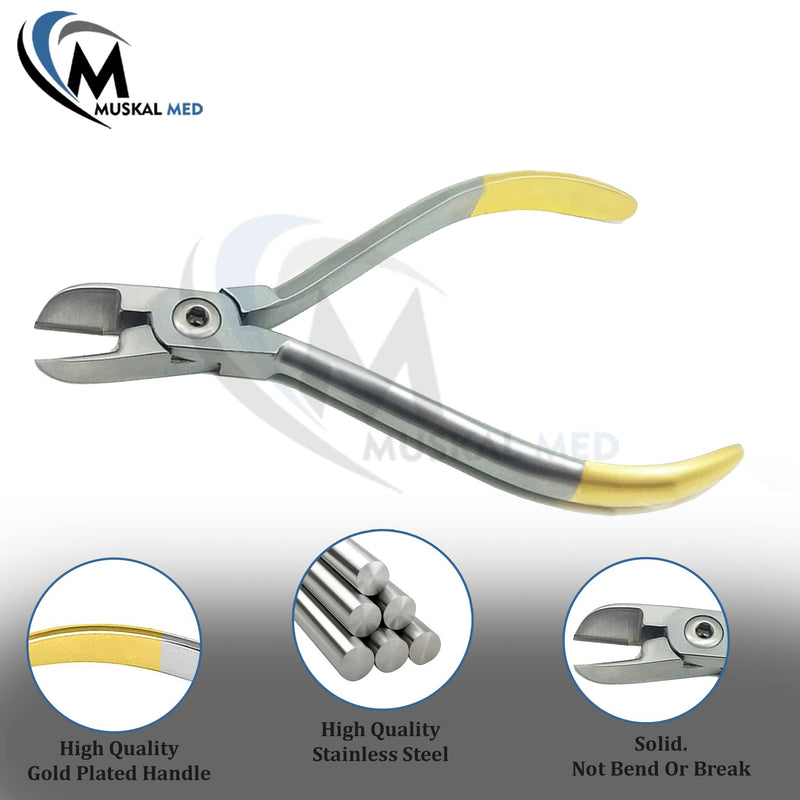 [Australia - AusPower] - Dental Ligature Cutter Plier, Orthodontic Light Wire Cutting Pliers Instruments with Tip, Wire Cutter Dental Instrument Tool for Dentists 