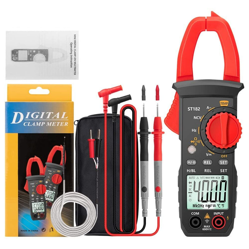 Digital Clamp Meter AC Current Multimeter DC/AC Voltage Ammeter Voltage Tester Amp Hz Capacity NCV Ohm Test