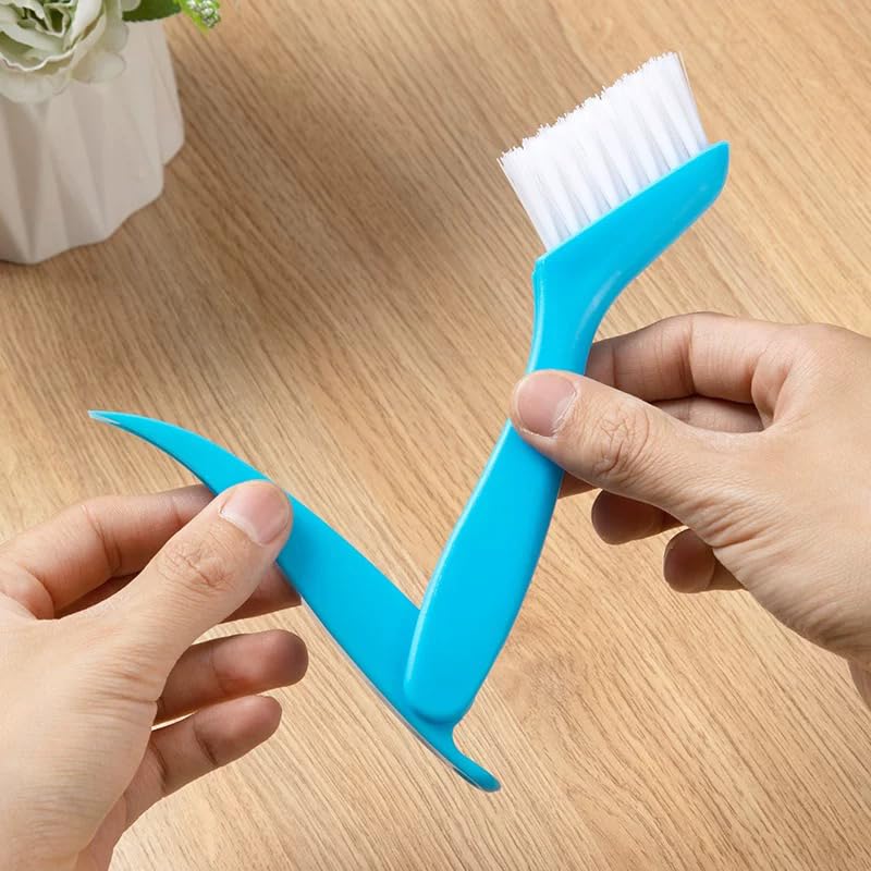 Air Conditioning Condenser Slat Comb, Slat Comb Dryer for Heat Exchanger, Fin Cleaning Brush, Air Conditioning for Cleaning Air Conditioners, Refrigerators, Evaporators Blue, White