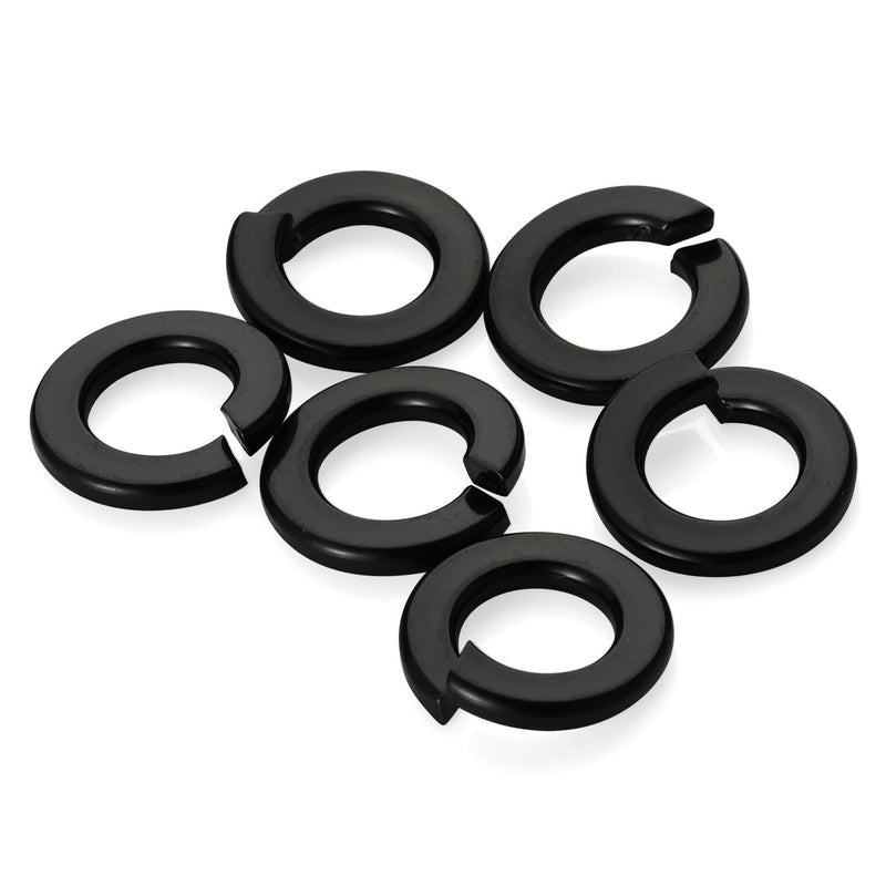 [Australia - AusPower] - 3/8" Lock Washer Spring Lock Washer, 304 Stainless Steel 18-8, Black Oxide Finish, Pack of 50 3/8" (50 PCS) 
