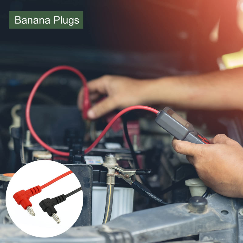 [Australia - AusPower] - YOKIVE 1 Pair Test Leads, Multimeter Probe Cable with Banana Connector | Testing Electronic Components, Great for Electronic Work (Red, Black, 55Cm) 