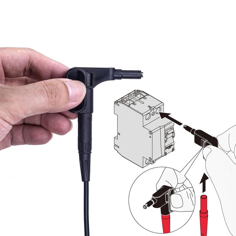 1 Set Magnetic Test Probes 4 mm Banana Plugs Magnetic Test Probe Magnetic Test Tip Banana Plug Multimeter Magnetic Test Tip