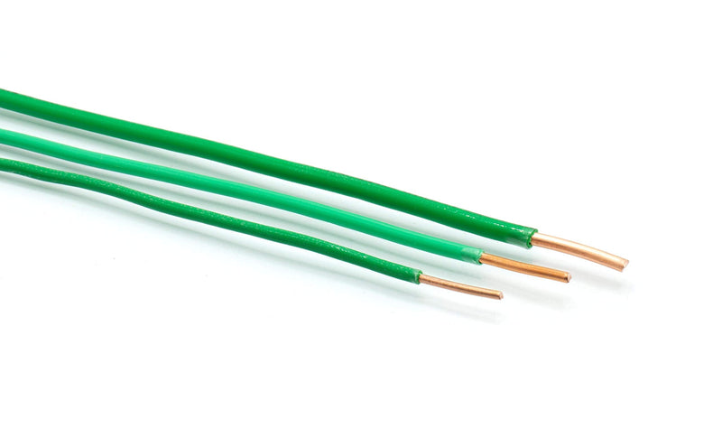 [Australia - AusPower] - THE CIMPLE CO 10 Feet (3 Meter) - Insulated Solid Copper THHN/THWN Wire - 12 AWG, Wire is Made in The USA, Residential, Commerical, Industrial, Grounding, Electrical Rated for 600 Volts - in Green 10 Feet (3 Meter) Solid Copper Wire 
