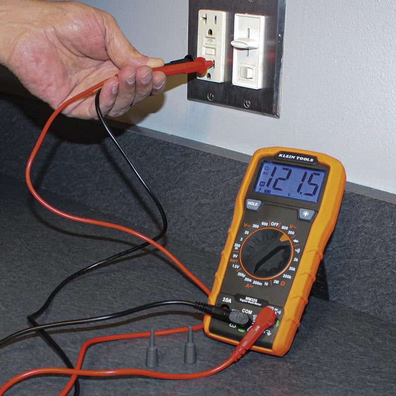 [Australia - AusPower] - Klein Tools MM325 Multimeter, Digital Manual-Ranging 600V AC/DC Voltage Tester, Tests Batteries, Current, Resistance, Diodes, and Continuity 