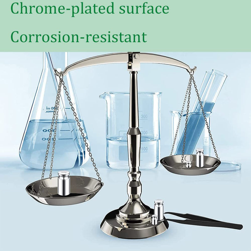 [Australia - AusPower] - Utoolmart Round Head Calibration Weight Set 200g M2 Precision Chrome Plated Steel for Digital Balance Scales 