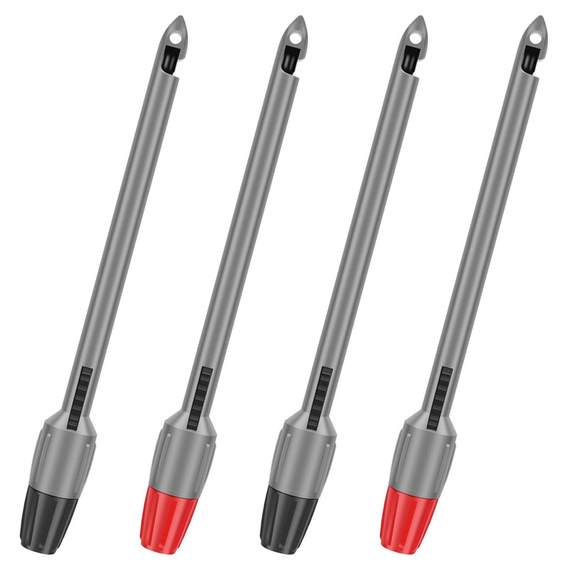 [Australia - AusPower] - 4Pcs Wire Piercing Probe Kit, 7.48x0.79in Insulation Clip Multimeter Piercing Probes, 2mm 4mm Sturdy Puncture Probes for TP81 Multimeter Voltage Voltmeter Thermometer Testing 