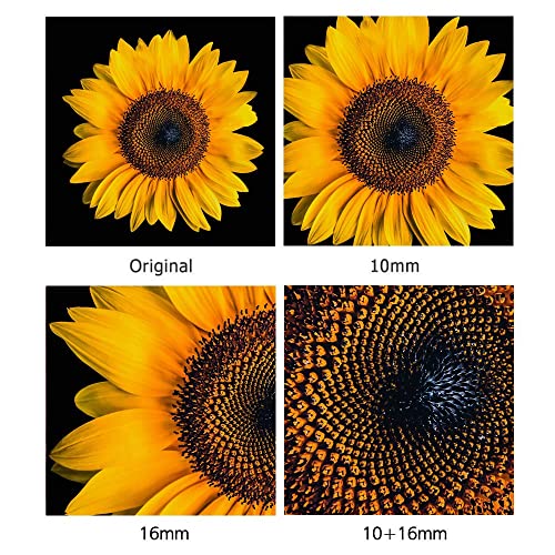 EXT-FX-M Metal Auto Focus Macro Extension Tubes Set(10+16mm) for Fuji Fuji X-Mount X-T2,X-T20,X-T3,X-T30, XT1,X-T100 X-H1 X-PRO2 X-A5 X-A3 X-A2 X-A10 X-E3 X-E2 X-E2S X-M1 10mm+16mm