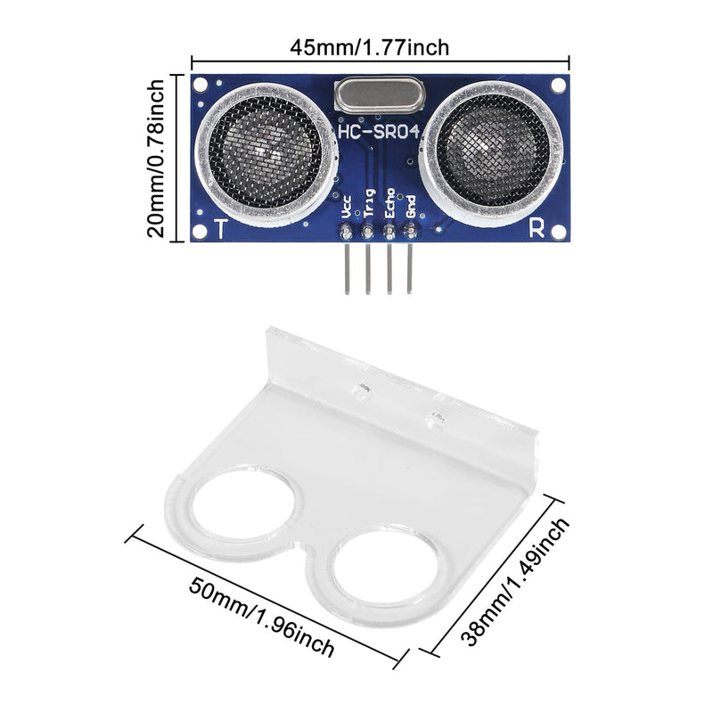 [Australia - AusPower] - HC-SR04 Ultrasonic Sensor Module Kit for Arduino HC-SR04 5pcs 