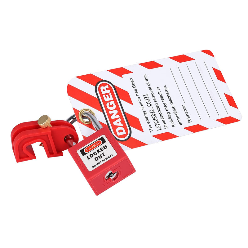 [Australia - AusPower] - Circuit Breaker Lockout Device, 10pcs Universal Single and Multi Pole Breakers Lockout 10pcs Universal Single & Multi Pole 