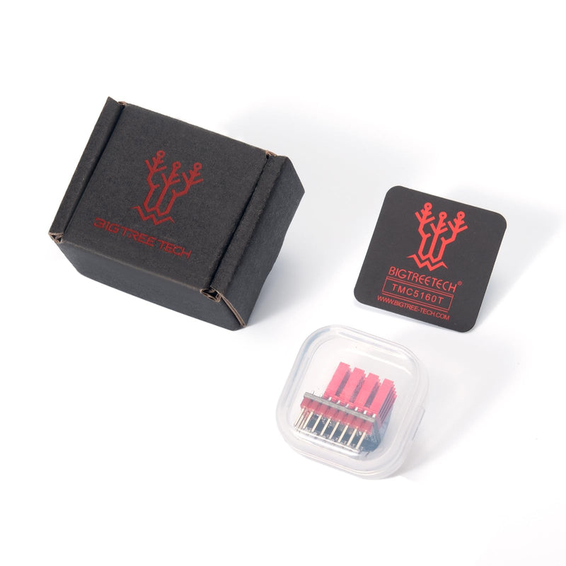 BIGTREETECH TMC5160T Pro V1.0 SPI Stepper Motor Drivers Mute Driver with Heatsink Ultral Silent for Octopus Pro SKR V1.4 Turbo SKR 3 Mini E3 Ender 3 3D Printer Control Board Pack of 2 | Mute Driver with Heatsink Ultral Silent for Octopus Pro SKR V1.4 T...