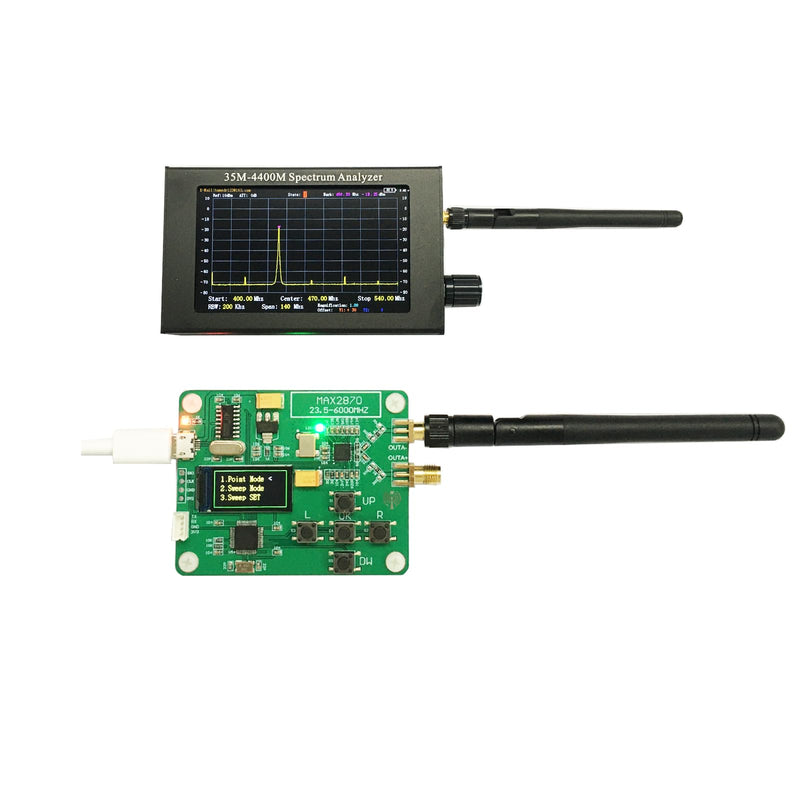 [Australia - AusPower] - MAX2870 23.5-6000Mhz Signal Generator Source USB Port SG6G Oled 