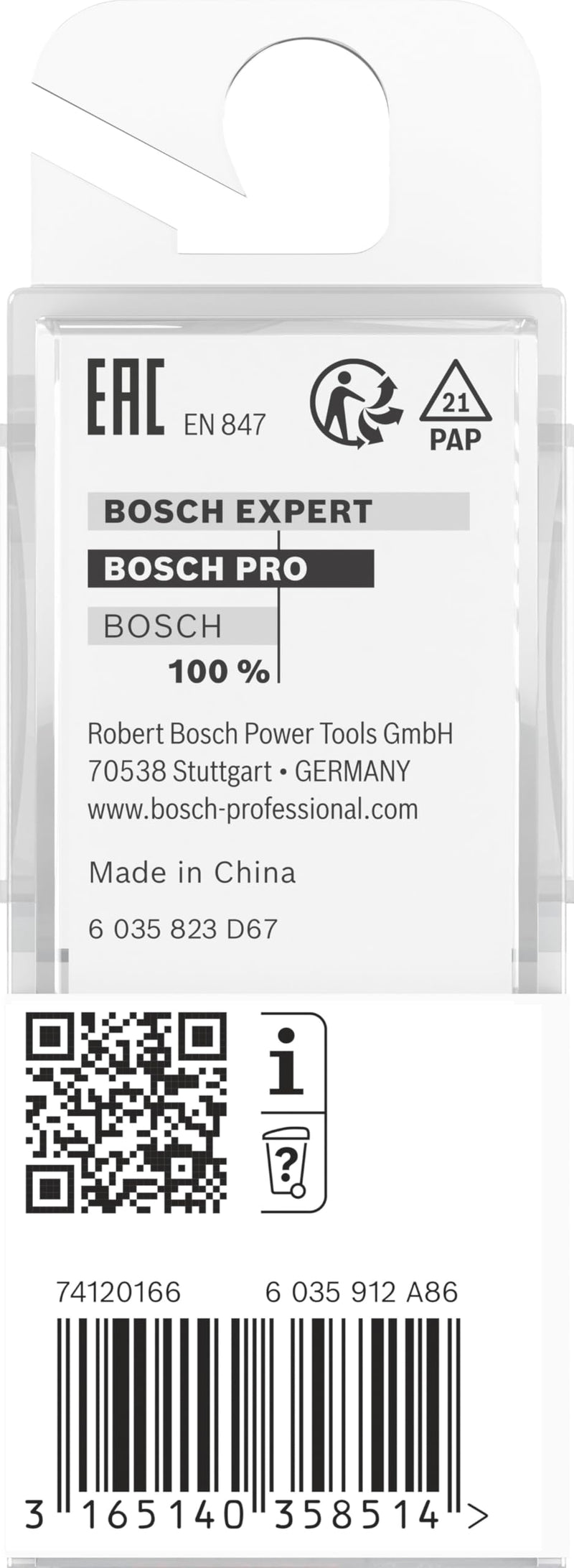 Bosch Accessories Professional Groove Cutter Standard for Wood (for Wood, Diameter 20 mm, Working Length 25 mm, Accessories Hand Cutter) Ø 20 mm