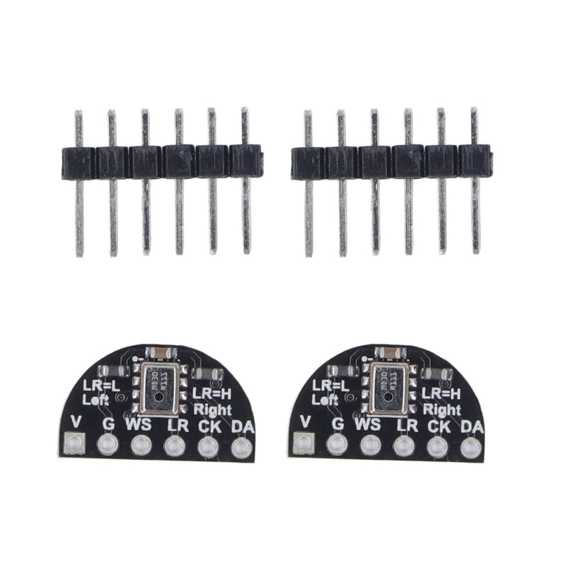 [Australia - AusPower] - Eujgoov 2 Sets MEMS MSM261S4030H0 Single Module I2S Interface High Sensitivity Low Noise Available with Development Board for Sipeed Maix 