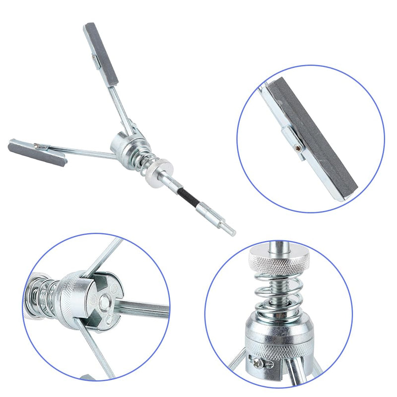 [Australia - AusPower] - Joyzan Engine Cylinder Hone, Honing Tool 3 Jaws Polishing Tool Cylinder Grinder Honing Device Engine Brake Cylinder Grinding Tool Set Cylinder Friction Device Adjustable Honing Brush 