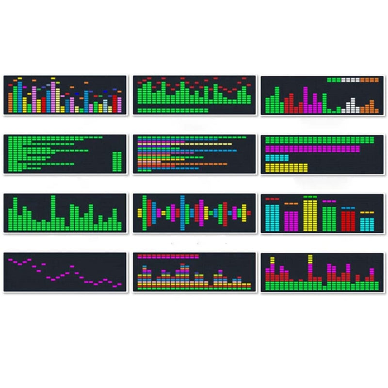 SPORTARC LED Music for Spectrum Display, VU Meter Display, Analyzer, Audio Connect Rhythm Lights, RGB Audio Level Indicator, Amplifier Board, Music Visualization Device