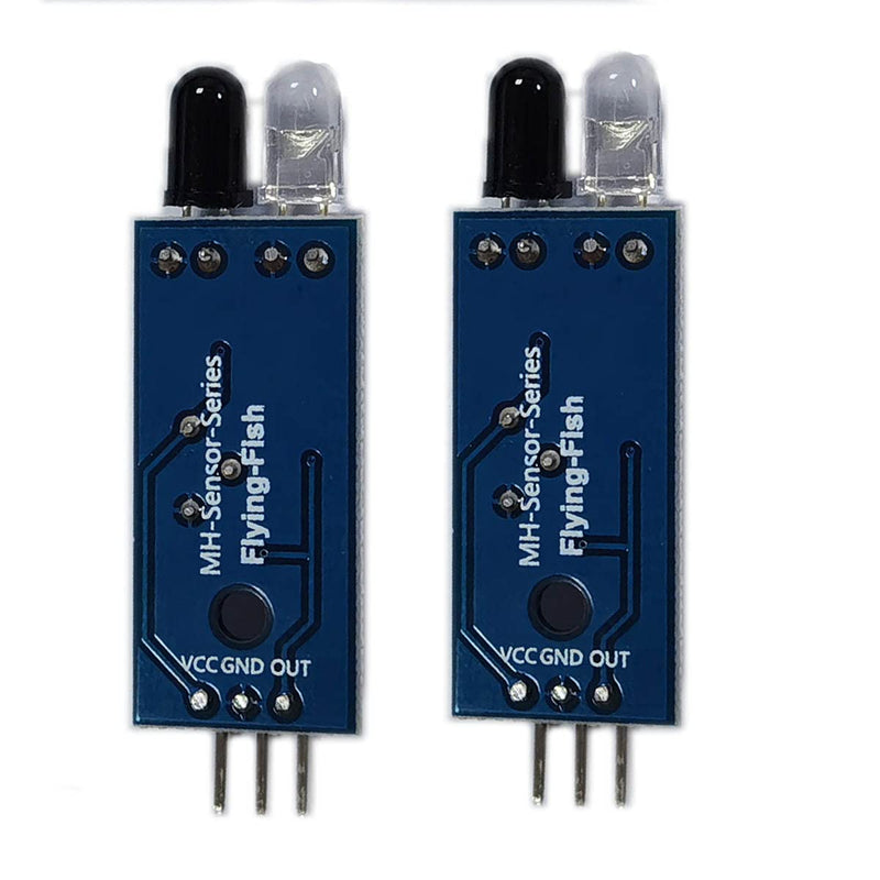 [Australia - AusPower] - Kiro&Seeu 5pcs IR Infrared Obstacle Avoidance Sensor IR Transmitting and Receiving Tube Photoelectric Switch 3-pin Compatible with Ar-duino Smart Car Robot 