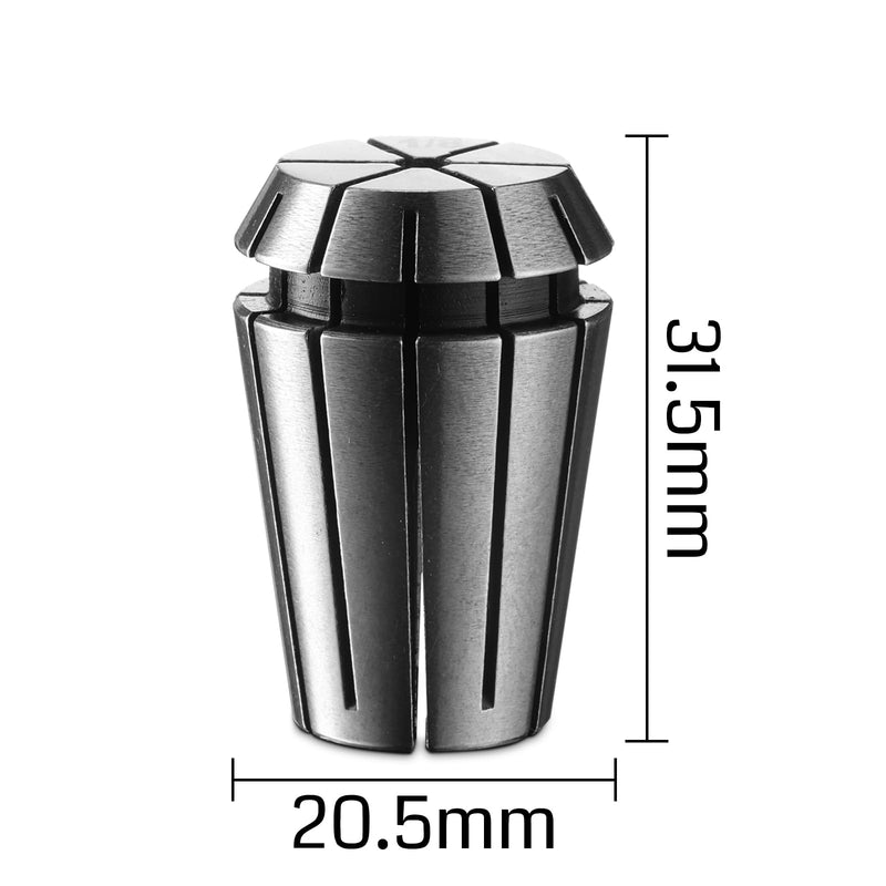 [Australia - AusPower] - ER20 Router Collet, 14PCs, 1/16″ to 1/2″ CNC Engraving Router Bit Collet for Engraving Machine Tool, CNC Router, and Driver 