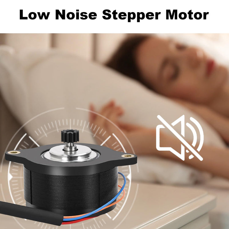 Creality K1C Extruder Motor, Upgrade Low Noise Extrusion Circular Stepper Motor 0.8A 12 Tooth Gear Stepping Motor for Creality K1 Max/K1/K1C/ Ender 3 V3/Ender 3 V3 Plus /K1 SE 3D Printer