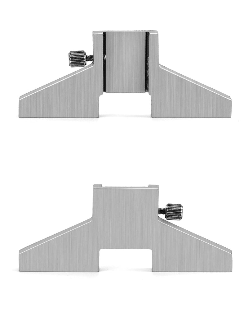 QWORK Caliper Depth Base Carbon Steel T-Bar Attachment for Dial/Digital/Vernier Calipers 4", 6", 8", 12" 1 Pack