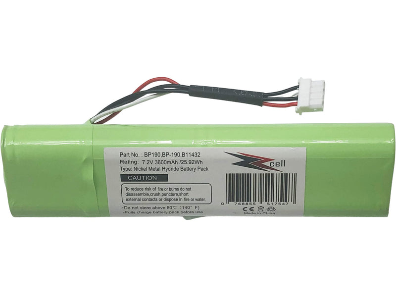 [Australia - AusPower] - ZZcell® Battery Replacement for Fluke BP190, BP-190, B11432, 677390 Scopemeter 192, 192B, 196, 196B, 196C, 199, 199B, 199C Analyzers 433, 434, 435, 190M, 7.2V 3600mAh 