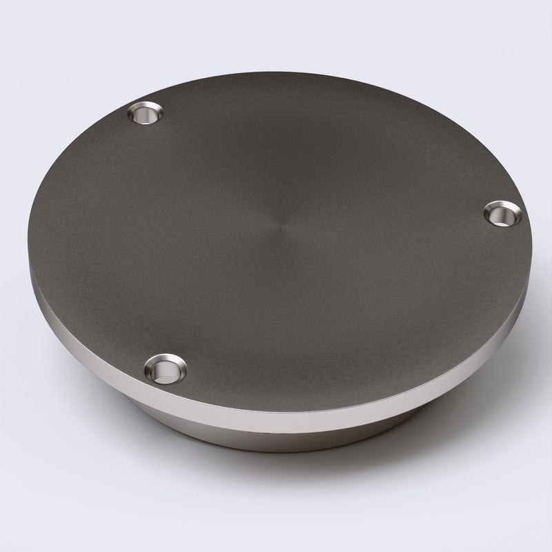 [Australia - AusPower] - Large Flanged Metal Circular Angle Spirit Bubble Degree Level (Green aqueous) 71mm Diameter with Degree Marking, (2 51/64 in) 