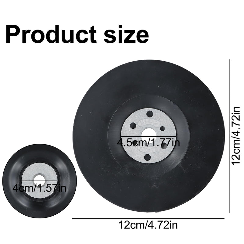 [Australia - AusPower] - Pack of 2 Fibre Discs 125 mm Sanding Discs Angle Grinder Sanding Disc Grinding Attachment for Angle Grinders Compatible with Grinders and Grinders with an Inner Diameter of 14 mm 