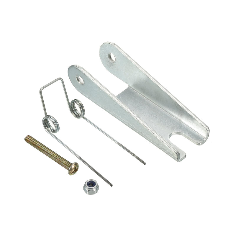 [Australia - AusPower] - PATIKIL 3 Inch Hook Safety Latch Kit, 3 Pack Metal Towing Hitch Replacement for Clevis Hook Trailer, Silver 