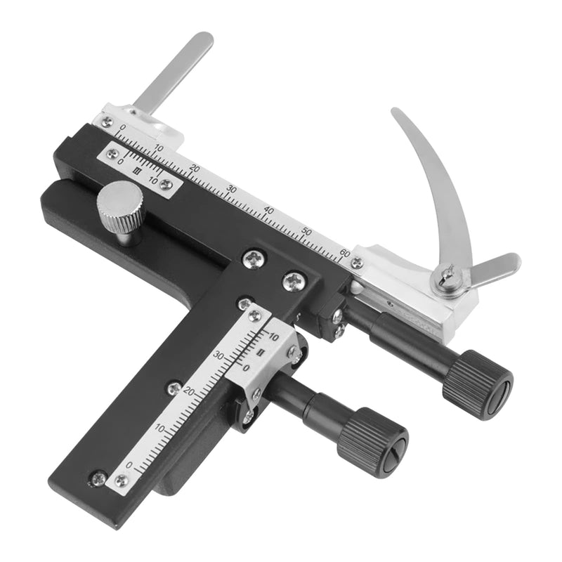 Movable Microscope Optical, Professional Mechanical Movable XY Vernier Caliper with Scale for Microscopes