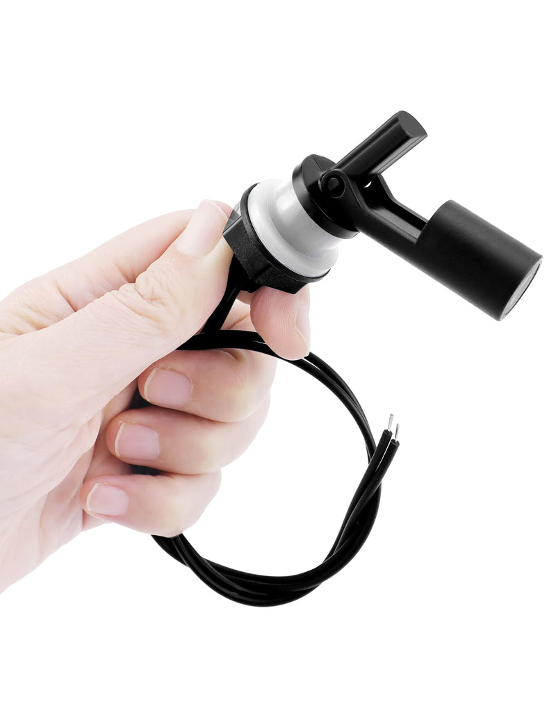 [Australia - AusPower] - QWORK Water Level Sensor, 10 Pack 110V DC Side Mounted Horizontal Liquid Float Switch for Aquarium Tank, Fish Tank Liquid Float Switch Sensor 