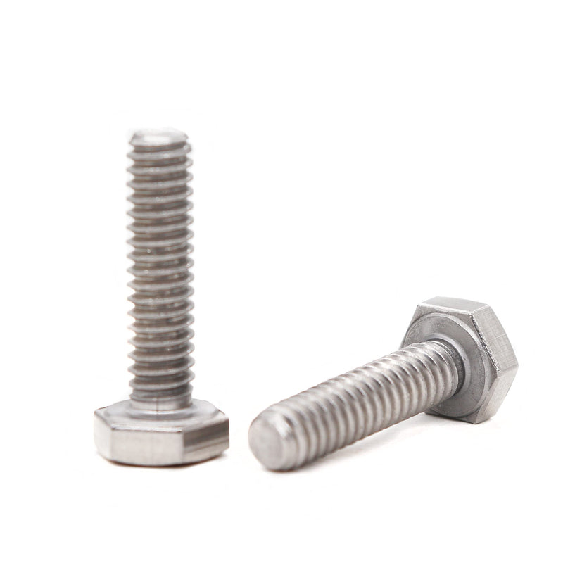 [Australia - AusPower] - cSeao 20pcs 1/4-20 x 1/2" Hex Head Bolts, Plain Finish, 304 Stainless Steel 1/4“-20 x 1/2" 20pcs 