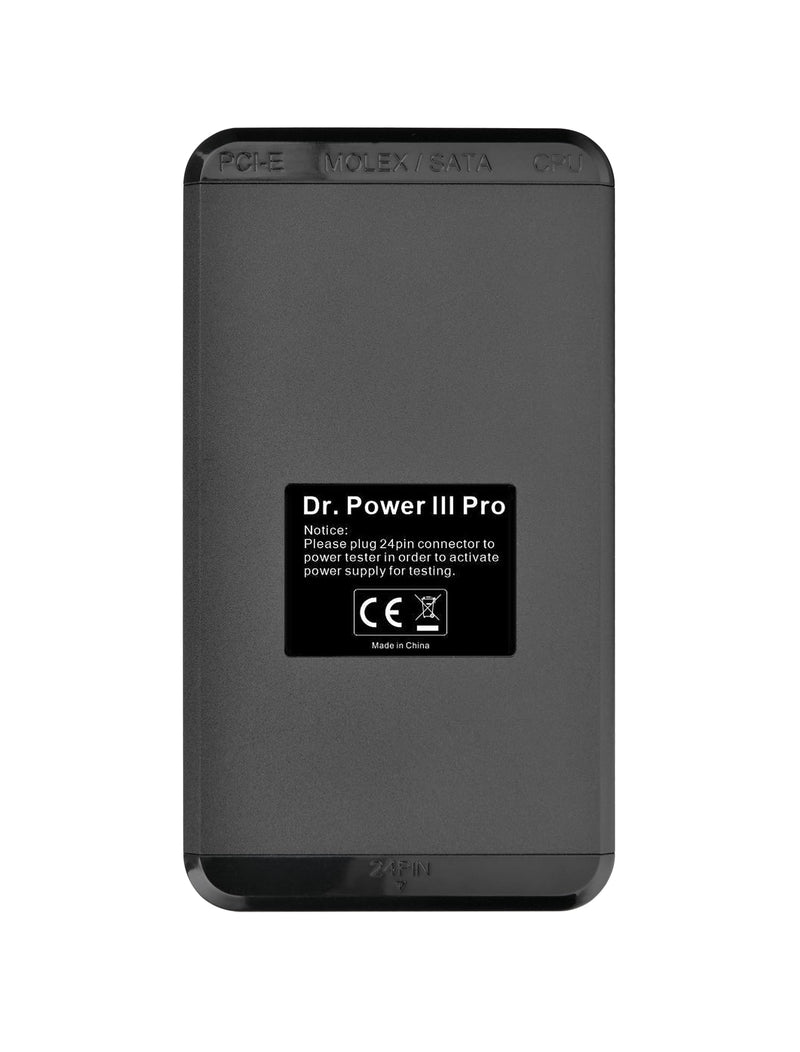 Thermaltake Dr. Power III Pro Power Supply Tester | LCD Diagnostics | ATX12V v3.1 | PCIe 12V‑2x6 | Auto/Manual | Alarm