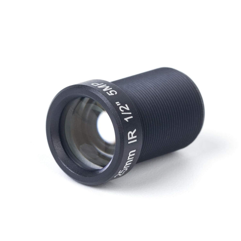 [Australia - AusPower] - HD 5.0Megapixel 25mm IR CCTV Lens 1/2" For HD IP AHD CCTV Camera Lens F2.4 M12 Mount Fixed Iris Long Viewing Distance Upto 50m 