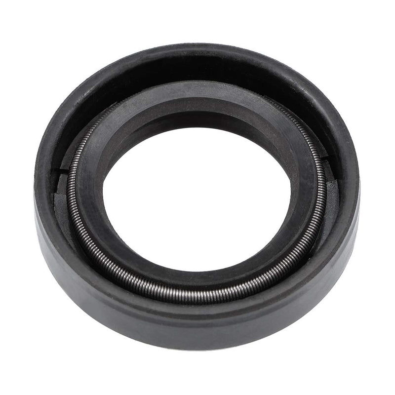 [Australia - AusPower] - uxcell Oil Seal, TC 19mm x 30mm x 7mm Nitrile Rubber Cover Double Lip with Spring for Bearing Shaft, Black Pack of 1 30mmx19mmx7mm 