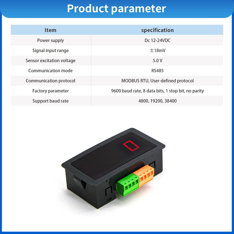 [Australia - AusPower] - Load Cell Sensor Weigh Platform with Indicator Display,4-Digital Readout Display,Supply DC 12-24V with RS485 Communication,Acrylic Plate Weighing Platform Set (0-20KG KIT) 0-20KG KIT 