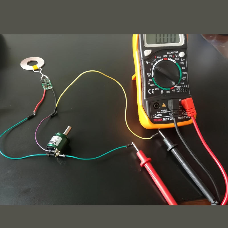 Rotatable Hall Sensor, Rotating Hall Angle Sensor 0-360 Degrees 0.088° Resolution, 12 Bit Rotating Hall Sensor Hall Effect Sensors, Hall Effect Position Sensor, 0-5V Output Full Circle