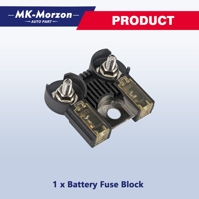 [Australia - AusPower] - AL3Z-14526-AA Battery Fuse Terminal BT4Z-14450-AA BT4Z-14450-BA Positive & Negative Battery Terminal Clamp Compatible with 2011-2014 Ford F150 