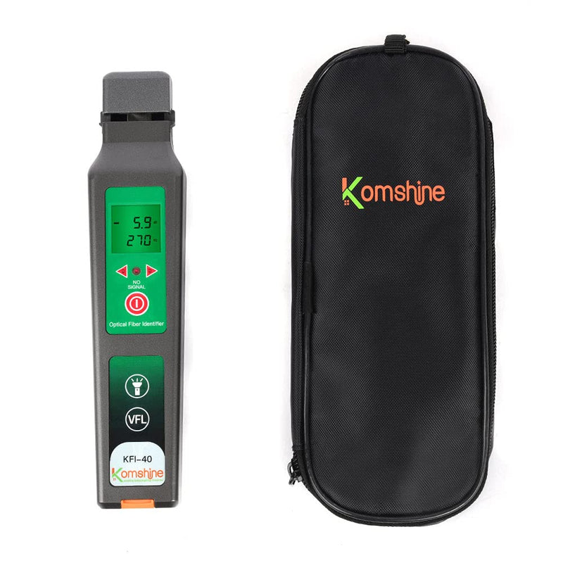 [Australia - AusPower] - Komshine 2025 KFI-40 Optical Fiber Identifier Optic Dominant Traffic Detector Multi in one Chucks with 800-1700nm Cable Tester (KFI-40) 