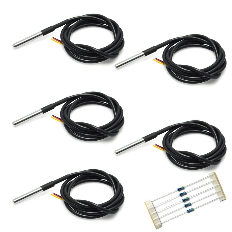 [Australia - AusPower] - Gikfun Water Quality Sensor Bundle: Waterproof DS18B20 Temperature Probe & TS-300B Turbidity Module 