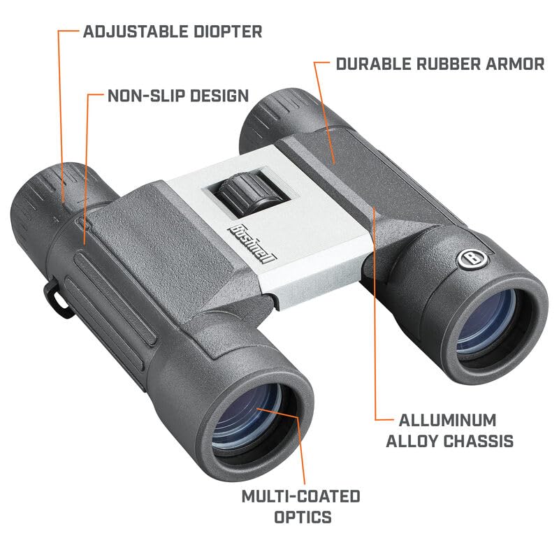 Bushnell PowerView 2 Binoculars Grey One Size