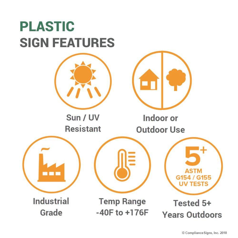 ComplianceSigns.com Spill Kit Sign, 14x4 in. Plastic for Facilities 14" x 4"