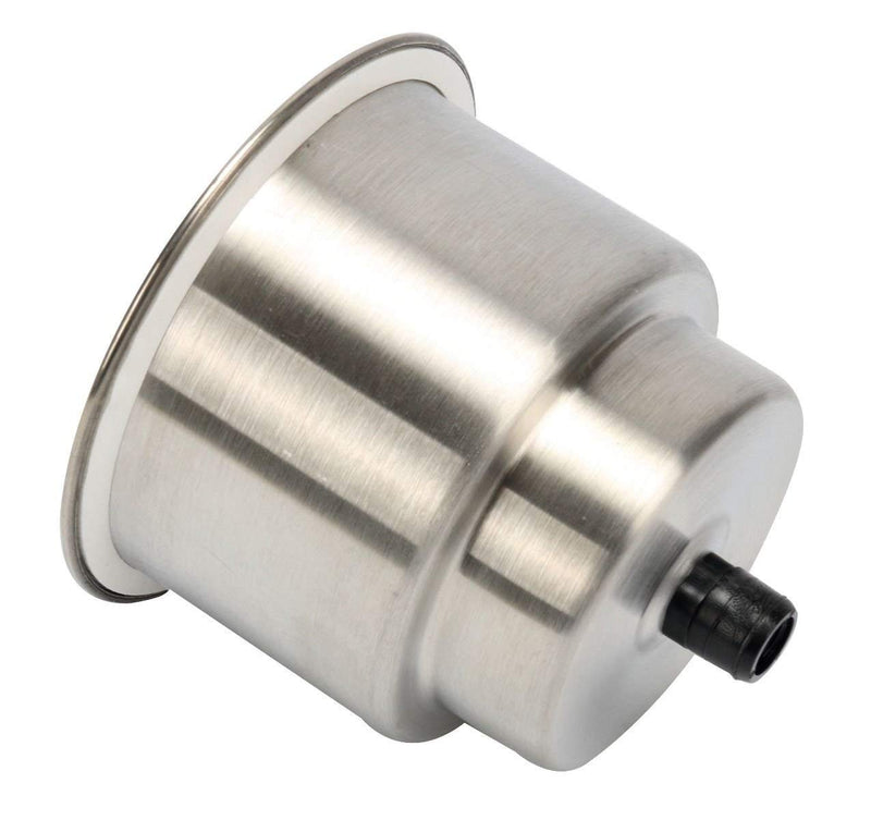 Amarine Made 5pcs Stainless Steel Cup Drink Holder with Drain Marine Boat Rv Camper