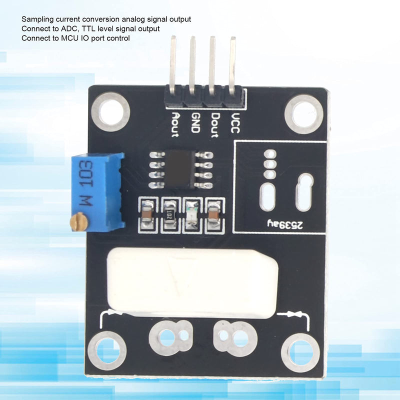 [Australia - AusPower] - DC 5V WCS1700 Hall Current Detection Sensor Module 70A with Adjustable Short Circuit Overcurrent for LM393 Operational Amplifier 