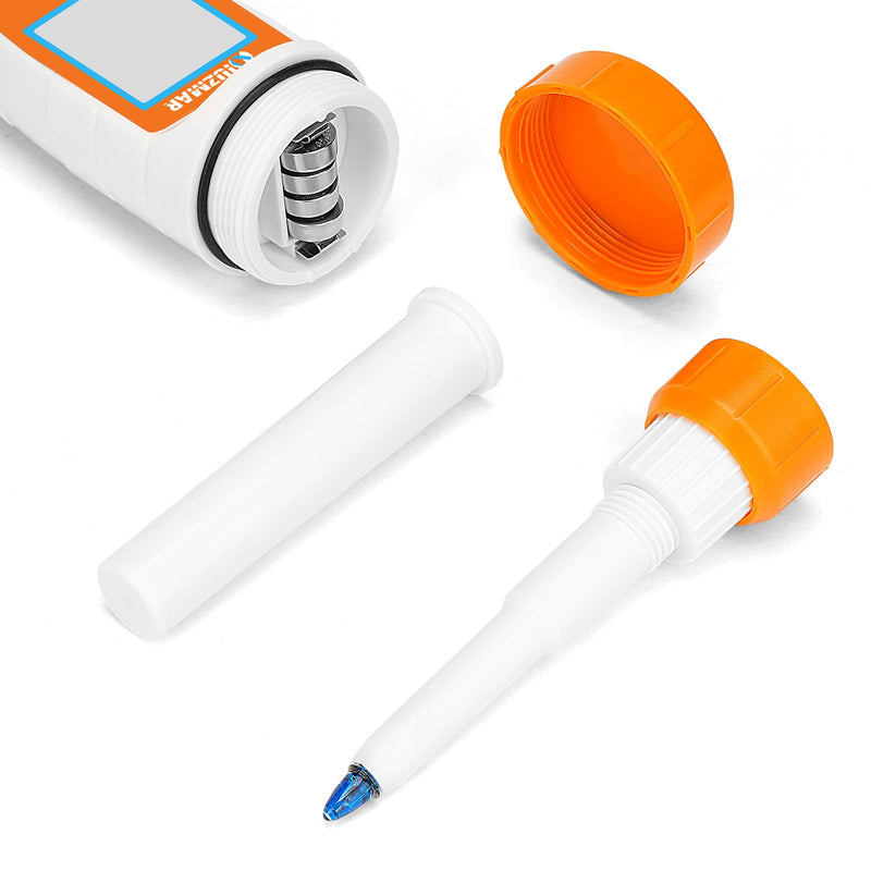 UIUZMAR Smart pH Meter for Food pH Test Kit for Sourdough and Bread Dough Professional Spear Sensor Food Tester Digital pH Meter for Sausages Meat Cheese Sushi Rice and Other Solid Semi-Solid Blue