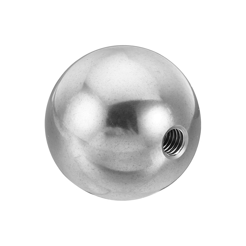 [Australia - AusPower] - PATIKIL M6x32mm Ball Nuts Knob, 1 Pack Female Thread 304 Stainless Steel Round Blind Hole Screw Cap Cover for Lighting Machinery DIY Decoration, Silver 